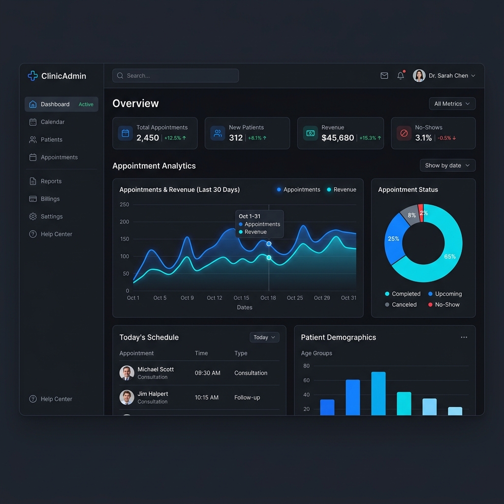 ClinicAdmin SaaS
